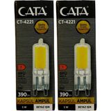 Mikasso CT-4221 5W 6400K (Beyaz) G9 Duylu Kapsül LED Ampul (2 Adet)