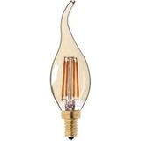 Mikasso CT-4281 4 Watt Rustik LED Kıvrık Buji Ampul E14 Amber - Çok Renkli