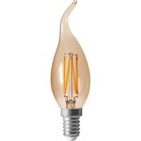 Mikasso CT-4281 - 4W Amber | LED Filament Buji Rustik Ampul - E14 - Çok Renkli