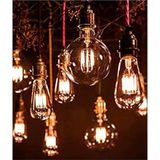 Mikasso CT-4286 Rustik 6W G95 Glop LED Ampul Vintage Uzun Filament Amber E-27 Kahverengi