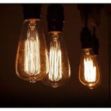 Mikasso CT-4350 Rustik 4W LED Ampul Vintage Uzun Filament Amber E-27 Kahverengi