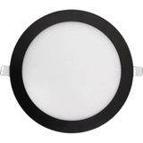 Mikasso CT-5125B 6W Slim LED Panel Siyah Kasa Yuvarlak Aydınlatma Armatür Sıcak Beyaz 3200K Işık - Çok Renkli