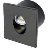 Mikasso CT-5179 3W Koridor LED Armatür 6400K Beyaz Işık Siyah Kasa - Çok Renkli