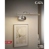 Mikasso CT-5212 Yeni Seri 7 Watt Duvar Aplik Ayna Üstü Aplik Siyah/krom Kasa Beyaz/günışığı Seçenekli Metali - Çok Renkli