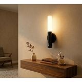 Mikasso CT-5250 Kumru Şarjlı LED Duvar Aplik Günışığı-Sensörlü Gece Lambası Plastik Siyah - Çok Renkli