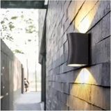 Mikasso CT-7064 12W Solomon LED Aplik (Dış Mekan) Metal Siyah - Çok Renkli