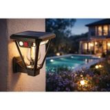Mikasso CT-7318 Sakura Solar LED Bahçe Armatürü 25W / IP44 Dış Mekan Aydınlatma / Duvar ve Yere Aparatlı Pla - Çok Renkli