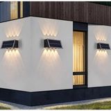 Mikasso CT-8010 Güneş Enerjili LED Aplik - Solar Enerjili Bahçe Aydınlatma (Dış Mekan)(Günışığı) Plastik Siy - Çok Renkli