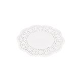 Mikasso Dantel Kağıt Karton Çay Meşrubat Bardak Altlığı - Beyaz - 9 Cm. - 500 Adetlik Paket 8 x 14 cm