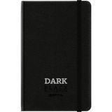 Mikasso Dark Deri Kapak Not Defteri (Siyah Kağıtlı) 9X14CM 64 Yp. Çizgisiz (3 Lü Paket) Küp Not Kağıdı - Çok Renkli