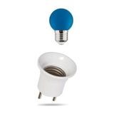 Mikasso De-Pa Duy Fiş + Cata CT-4276 6 Watt E-27 Duylu Renkli Gece Lambası Ampulu Mavi Işık