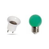 Mikasso De-Pa Duy Fiş + Cata CT-4276 6 Watt E-27 Duylu Renkli Gece Lambası Ampulu Yeşil Işık