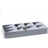Mikasso Deco Bella 50804 9 Bölmeli Çekmece Içi Kaşıklık Gri Seramik Gri