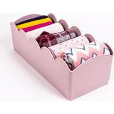 Mikasso Decobella Çorap Toka Düzenleyici Çekmece Içi Organizer Dolap Düzenleyici Plastik 10 x 15 Pembe Tr