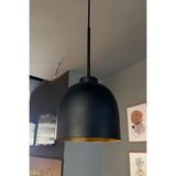 Mikasso Deep Siyah Ince Siyah Başlık Tekli Avize Sarkıt Salon Mutfak Butik Lamba Aydınlatma Avize Metal 1 E2 - Çok Renkli