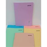 Mikasso Defter Çizgili 40 Yaprak A4 Pp Kapak Dikişli (2 Adet) Sert Düz Çizgili 40 Yaprak Büyük Boy Çok Renkl - Çok Renkli