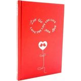 Mikasso Defter For Love Çizgisiz Sert Düz Çizgisiz Orta Boy Beyaz Okul Defterleri A4 - Çok Renkli