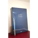 Mikasso Defter Kalem Seti Sert Spiralli Kareli 120 Yaprak Orta Boy Lacivert Okul Defterleri A5 - Çok Renkli