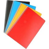 Mikasso Defter Pp Kapak Spr 120 Yp Kareli Sert Spiralli Kareli 120 Yaprak Büyük Boy Turuncu Okul Defterleri - Çok Renkli