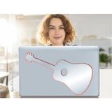 Mikasso Defter Sticker,laptop Sticker Aynalı Gitar Şekilli 34X15X0,6CM - Çok Renkli