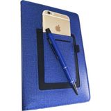 Mikasso Defter Termo Deri Tarihsiz Çizgili 13X21 Boy Telefon Kartvizitlik Cepli Kalemli Ajanda 2415 Defter S - Çok Renkli