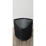 Mikasso Dekoratif Desenli 3D Kalemlik | 10 x 10 cm | 3D Baskı Pla Hammadde Plastik Siyah - Çok Renkli