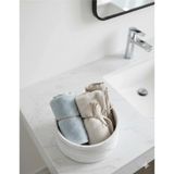 Mikasso Dekoratif Mermer Desenli Havluluk Banyo Çok Amaçlı Düzenleyici Taş Beyaz - Çok Renkli