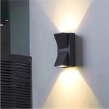 Mikasso Dekoratif Modern LED Aplik 7 Watt Gün Işığı Çift Yönlü Cata Rodos Iç ve Dış Mekan Aplik Plastik Pemb - Çok Renkli