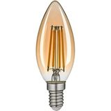 Mikasso Dekoratif Rustik Mum Ampul E14 Amber 4W - Çok Renkli