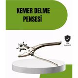 Mikasso Deride Kemer Çanta Ayakkabı Delme Pensesi 6 Uçlu Döner Başlıklı Tamir Aleti - LOHO8975-3036 - Çok Renkli
