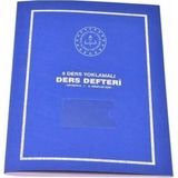Mikasso Ders Defteri Yoklamalı Ders Defteri 6 Ders Plastik Kapak 25X35CM 424 Sert Düz Çizgili Orta Boy Çok R - Çok Renkli