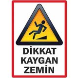 Mikasso ‘dikkat Kaygan Zemin’ Uyarı Levhası (30X42 Cm)