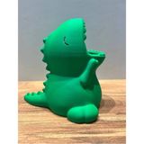 Mikasso Dinozor Kalemlik Plastik Yeşil - Çok Renkli