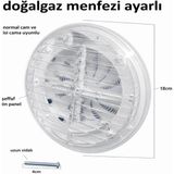Mikasso Doğalgaz Menfezi Ayarlı