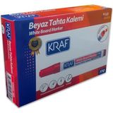 Mikasso Doldurulabilir Beyaz Tahta Kalemi Kırmızı 12LI Kutu 770 Turuncu - Çok Renkli