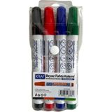 Mikasso Doldurulabilir Tahta Kalemi Pvc 4'lü Set 770-4 Kahverengi - Çok Renkli