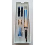 Mikasso Dolma Kalem 2 Kartuş Tüplü Sert Pvc Kutulu Soft Pastel ve Metalik Renk Seçenekli - 1 Adet Altın - Çok Renkli