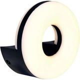 Mikasso Donut 10W IP65 3000K Dekoratif LED Aplik Iç ve Dış Mekan Aydınlatma Armatürü LED Duvar Apliği Plasti - Çok Renkli
