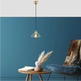 Mikasso Dopo Tekli Tel Sarkıt Avize Parlak Gold, Modern Dekoratif Metal Başlık Lamba DOPO-12095 1 Belirtilme - Çok Renkli