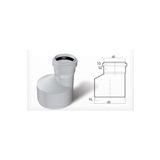 Mikasso Dublex Pvc Atık Su Borusu Pimaş Redüksiyon 70 X 50 Mm.