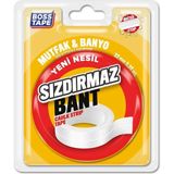 Mikasso Duşakabin Mutfak Lavabo Sızdırmaz Bant Su Geçirmez Kenar Bandı EN:22MM BOY:3,35MT Gerçek Pvc