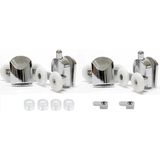 Mikasso Duşakabin Tekerleği Rulmanlı Cam Duşakabin - Krom 4 Lü Set