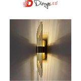Mikasso Duvar Aplikleri, Duvar Aplik Aydınlatma Altın - Gold LED Duvar Lambası Metal Altın - Çok Renkli