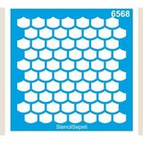 Mikasso Duvar Deseni Stencil Şablon ST6568 20X20 cm - Çok Renkli