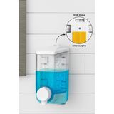Mikasso Duvar Tipi Sıvı Sabunluk Şampuanlık Yapıştırmalı/vidalı Dispenser Banyo Mutfak 400 ml Plastik Çok Re - Çok Renkli