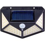 Mikasso Duvar Tipi Solar LED Aplik Sensörlü 100 LED 4 Yönlü Aydınlatma SM8026 Beyaz