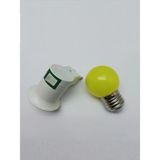 Mikasso Duy Fişli Gece Lambası Ampüllü Sarı LED 1W E27 Duy