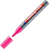 Mikasso E-725 Beyaz Tahta Kalemi, Fosforlu Pembe, Kolay Kullanım,2-5mm Renkli Tebeşir Pembe - Çok Renkli