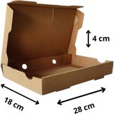 Mikasso E Ticaret Karton Kargo Kutusu (18X28X4) 25 Adet Kutu Rengi 18 x 28 x 5