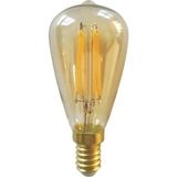Mikasso E14 Ince Duylu 2200 Kelvin Amber Günışığı 4 Watt ST64 LED Ampul - Çok Renkli